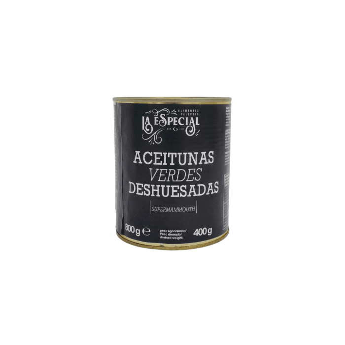 Aceitunas verdes deshuesadas (800g)