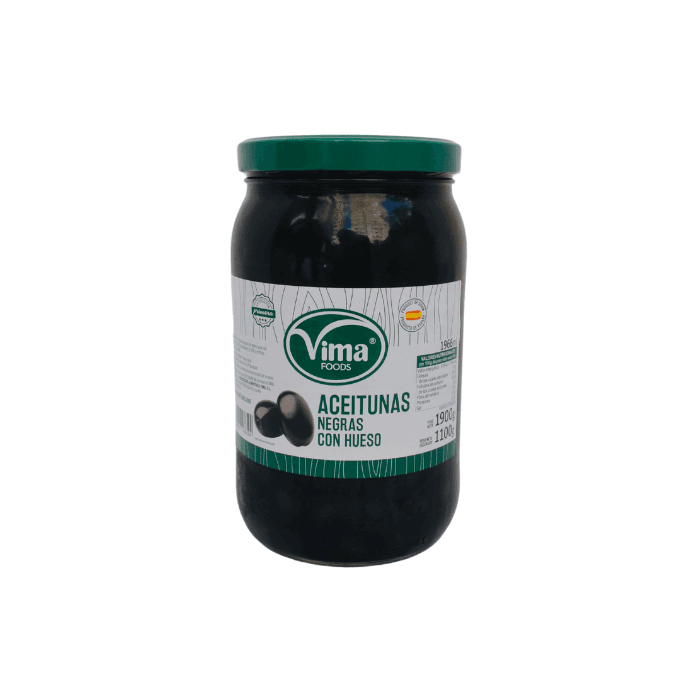 Aceitunas Negras Enteras (1900g)